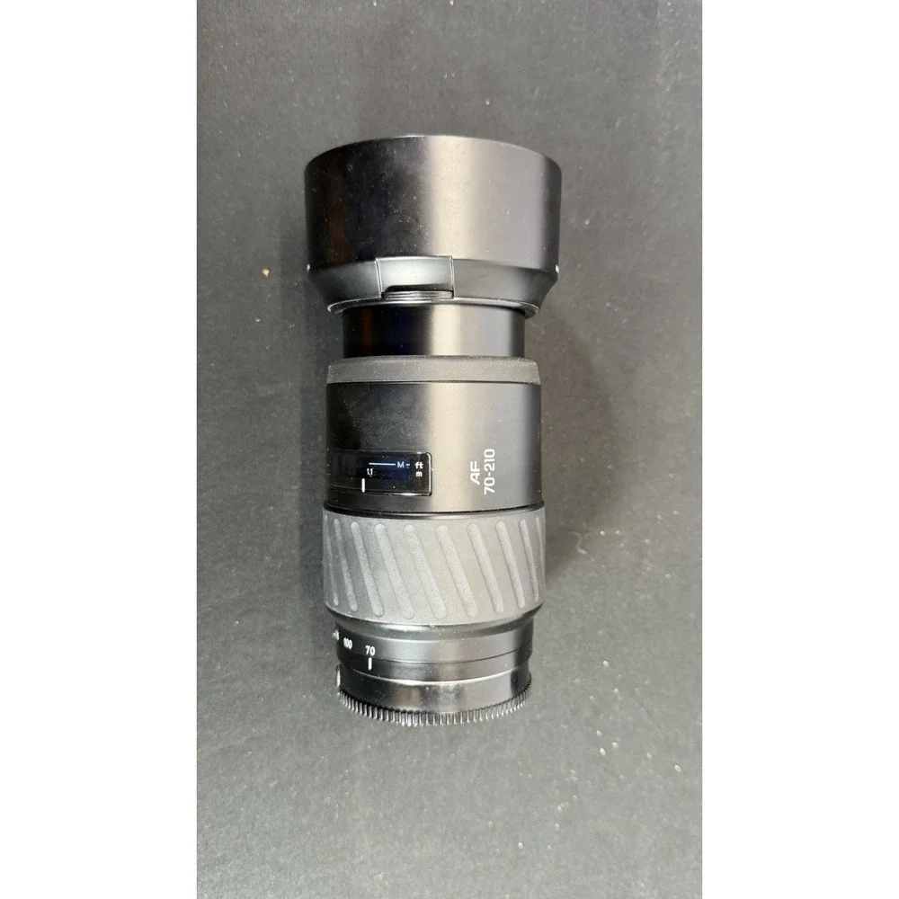 Minolta Maxxum AF Lens Bundle - 50mm Prime & 70-210mm f4 Beercan Zoom Set Hood